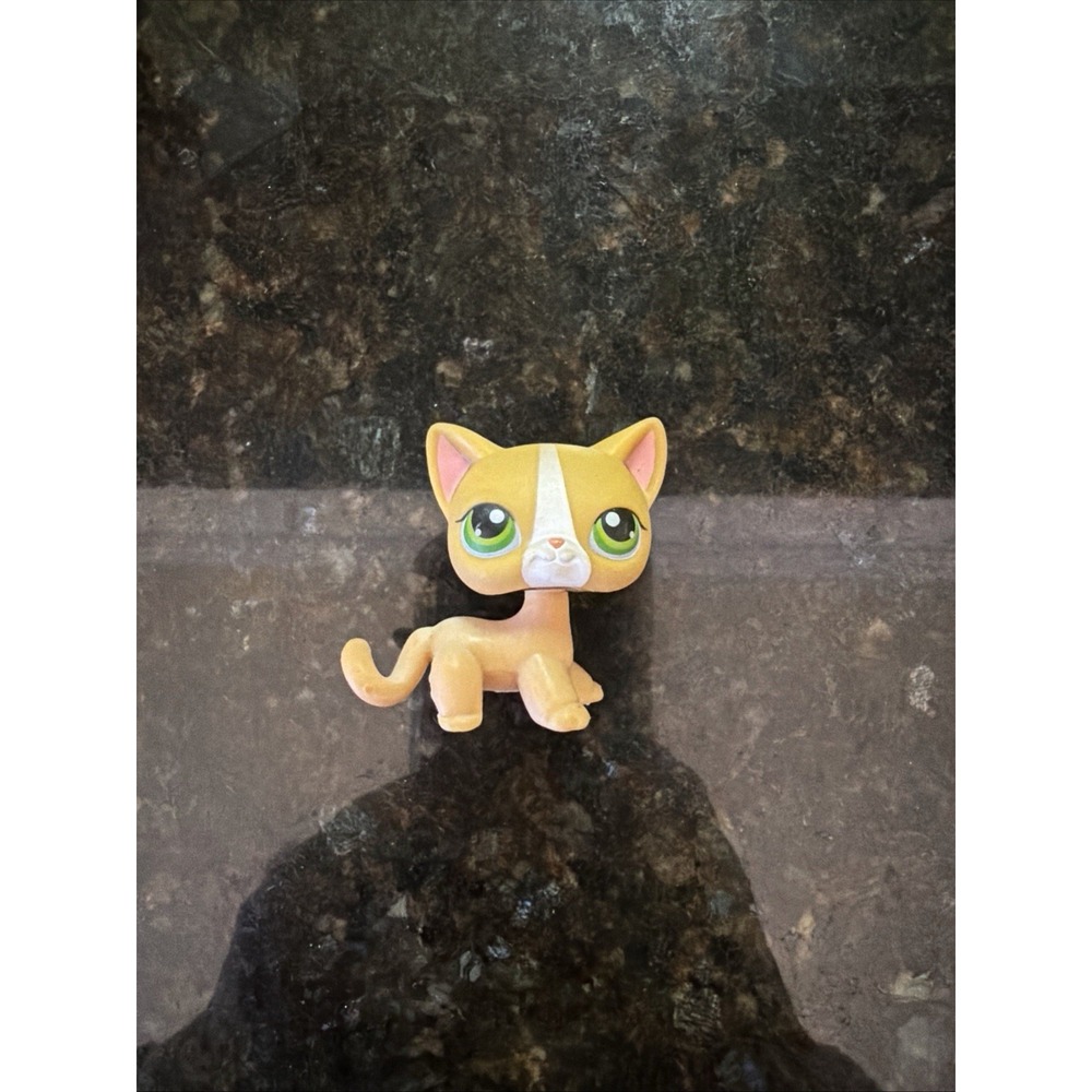 Littlest Pet Shop Authentic #72 Orange Short Hair Cat Lina - 2004